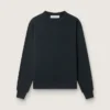 Hanorac negru spălat, cu logo inversat pe spate - Jersey Capsule