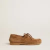 Mocasini Young Cruise din piele de căprioară maro deschis