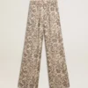 Pantaloni de jogging pentru femei cu imprimeu floral