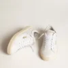 Adidași de tenis pentru femei din piele albă