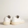 Adidași de tenis pentru femei din piele albă