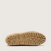 Adidași Mid Star pentru femei din piele de căprioară de culoare caramel, cu stea din nubuc și bandă din piele de căprioară la călcâi