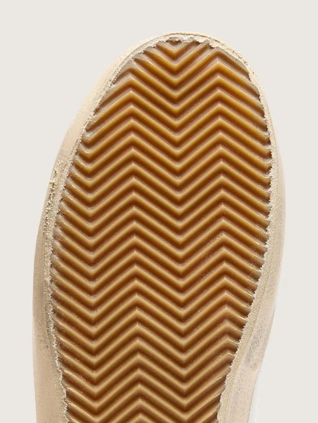 Adidași Old School pentru femei cu stea aurie din piele laminată