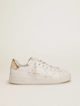Adidași Purestar pentru femei cu bandă de la călcâi de culoare aurie