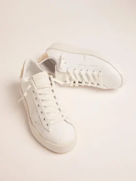 Adidași Purestar pentru femei cu bandă de la călcâi de culoare aurie