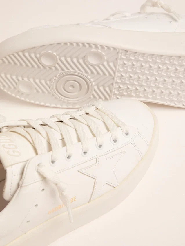 Adidași Purestar pentru femei cu bandă de la călcâi de culoare aurie