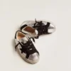 Adidași Super-Star din piele argintie cu inserții din piele de căprioară