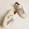 Adidași Super-Star pentru bărbați, cu stea din piele de căprioară și bandă maro pe călcâi