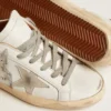 Adidași Super-Star pentru bărbați, cu stea din piele de căprioară și bandă maro pe călcâi
