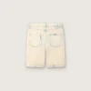 Bermude pentru bărbați din denim de culoare nisip deschis