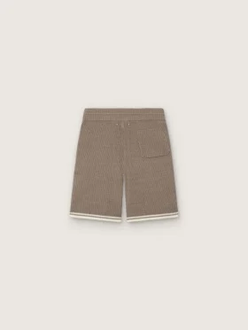 Bermude unisex din tricot gri porumbel