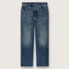 Blugi bootcut pentru fete „Journey” din denim albastru cu strasuri în degrade