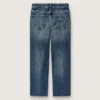 Blugi bootcut pentru fete „Journey” din denim albastru cu strasuri în degrade
