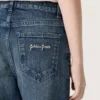 Blugi bootcut pentru fete „Journey” din denim albastru cu strasuri în degrade