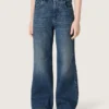 Blugi bootcut pentru fete „Journey” din denim albastru cu strasuri în degrade