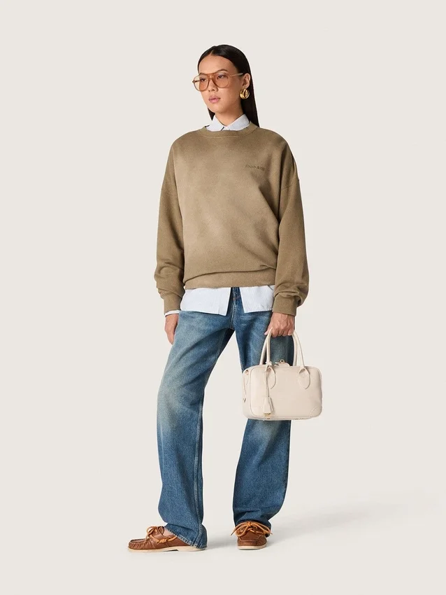 Blugi „boyfriend” pentru femei, de culoare aurie, din denim albastru deschis, spălați cu pietre