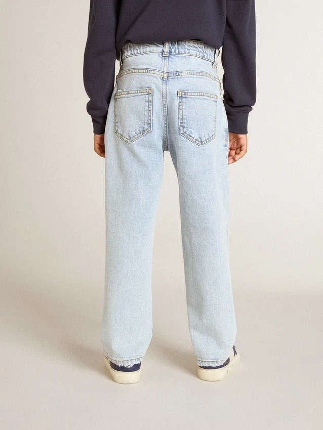 Blugi din denim deschis pentru băieți