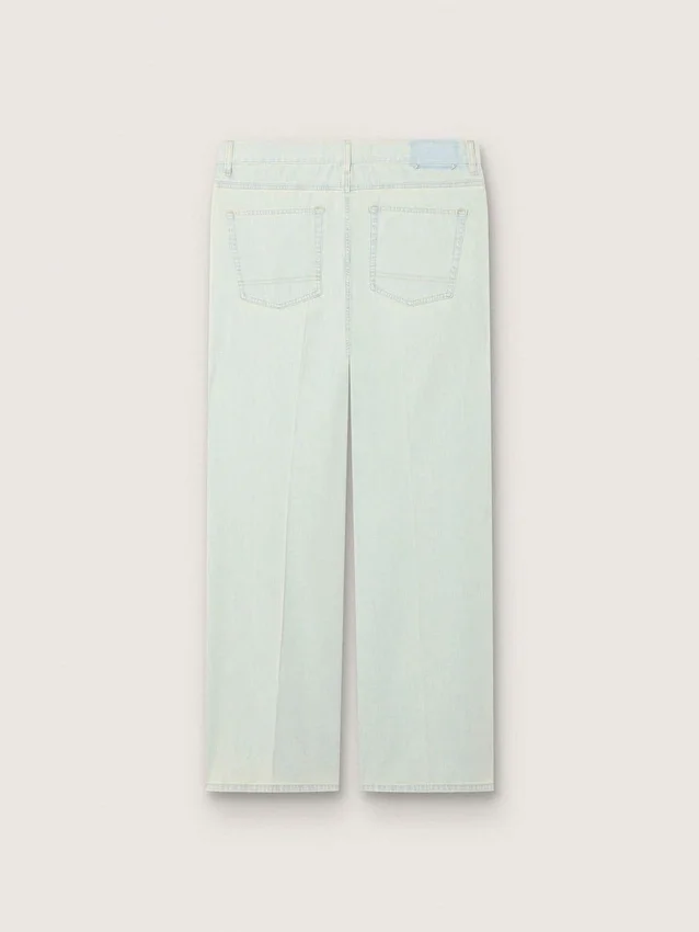 Blugi pentru bărbați din denim albastru deschis