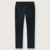 Blugi slim-fit pentru bărbați din denim elastic indigo închis