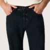 Blugi slim-fit pentru bărbați din denim elastic indigo închis
