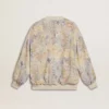 Cardigan pentru femei cu imprimeu floral și broderie