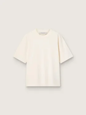 Cămășă în alb patinat cu logo inversat pe spate - Jersey Capsule