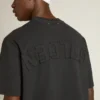 Cămășă negru spălată cu logo inversat pe spate - Jersey Capsule