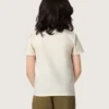 Cămășă pentru băieți „Journey” din jersey de bumbac alb cu logo