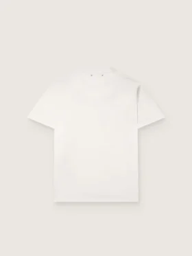 Cămășă pentru bărbați din jersey de bumbac alb vintage