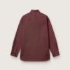 Cămășă pentru femei din denim de culoare burgund