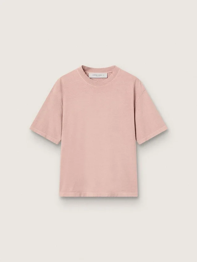 Cămășă roz pudră cu logo inversat pe spate - Jersey Capsule