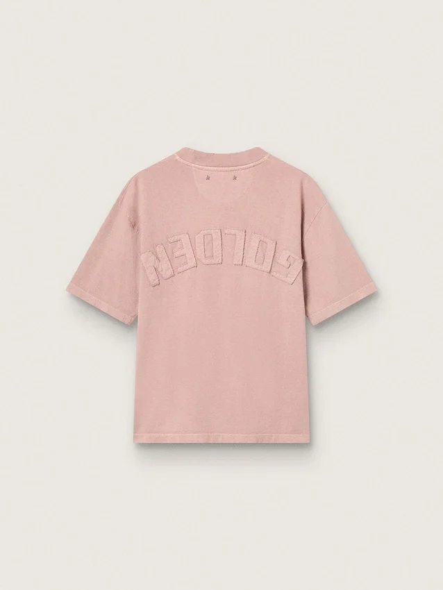 Cămășă roz pudră cu logo inversat pe spate - Jersey Capsule