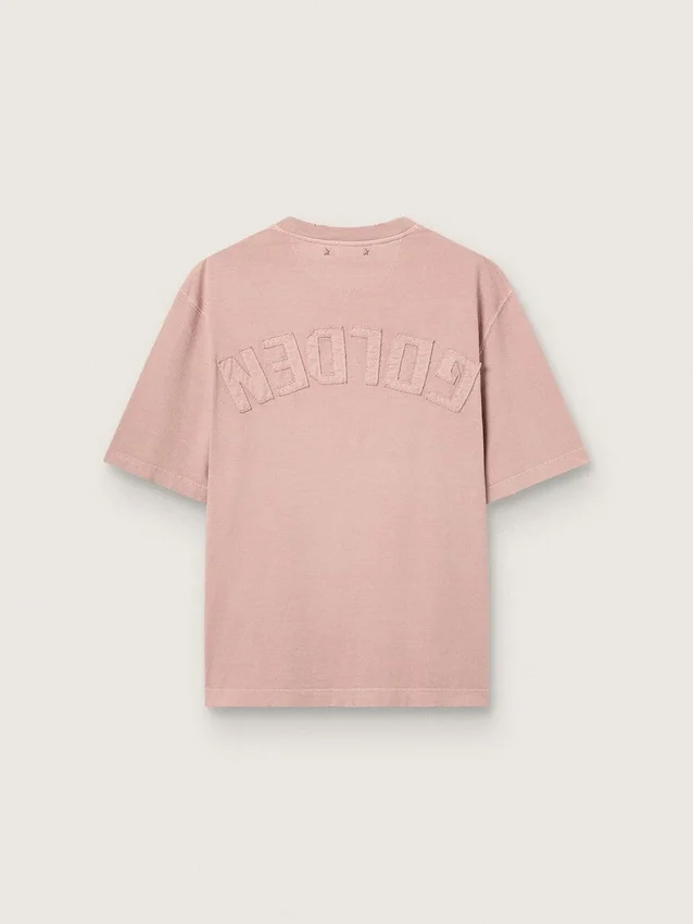 Cămășă roz pudră cu logo inversat pe spate - Jersey Capsule