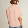 Cămășă roz pudră cu logo inversat pe spate - Jersey Capsule