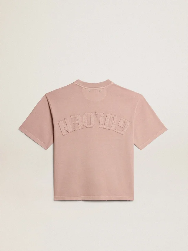 Cămășă roz pudră cu logo inversat pe spate - Jersey Capsule