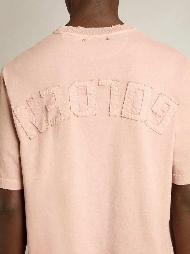 Cămășă roz pudră cu logo inversat pe spate - Jersey Capsule