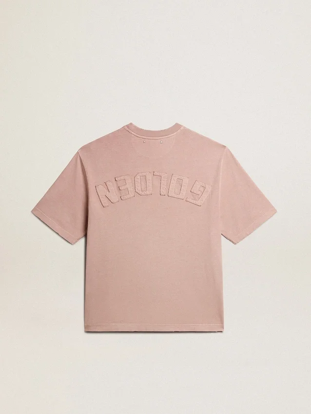 Cămășă roz pudră cu logo inversat pe spate - Jersey Capsule