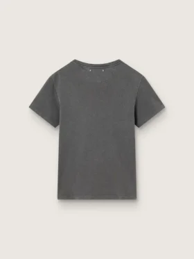 Cămășă slim-fit cu aspect uzat, în nuanța de gri antracit