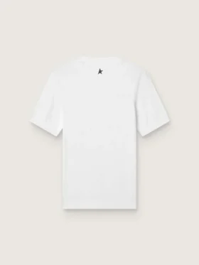 Cămășă sport albă pentru bărbați, cu croială slim-fit