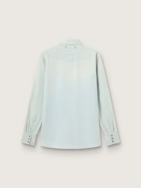 Cămașă din denim decolorat pentru bărbați, cu ținte ciocănite