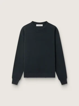 Hanorac negru spălat, cu logo inversat pe spate - Jersey Capsule