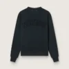 Hanorac negru spălat, cu logo inversat pe spate - Jersey Capsule