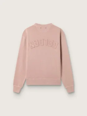 Hanorac roz pudră cu logo inversat pe spate – Jersey Capsule