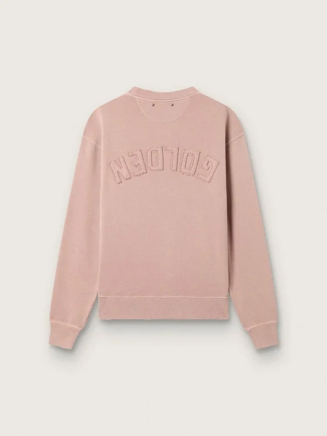 Hanorac roz pudră cu logo inversat pe spate - Jersey Capsule