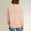 Hanorac roz pudră cu logo inversat pe spate - Jersey Capsule