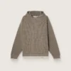 Hanorac unisex cu glugă, de culoare gri porumbel