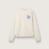 Hanorace Cream LTD cu patch brodat