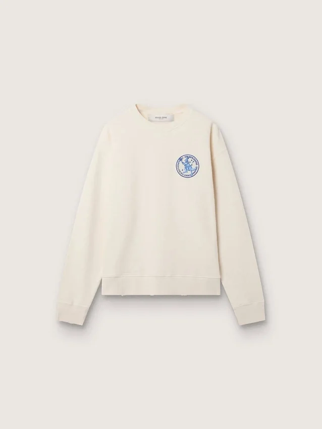 Hanorace Cream LTD cu patch brodat