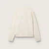 Hanorace Cream LTD cu patch brodat