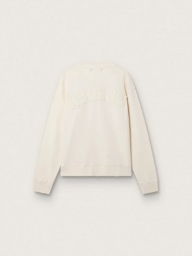 Hanorace Cream LTD cu patch brodat